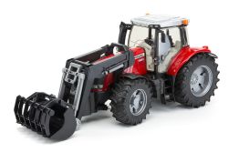 BRUDER - MASSEY FERGUSON 7624 AVEC CHARGEUR #03047